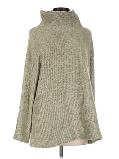 Pre-owned Soft Surroundings Turtleneck Sweater In Tan