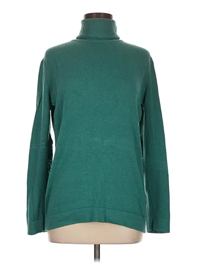 Pre-owned Soft Surroundings Turtleneck Sweater In Teal