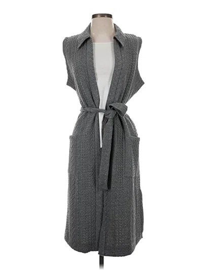 Pre-owned Soft Surroundings Vest In Gray
