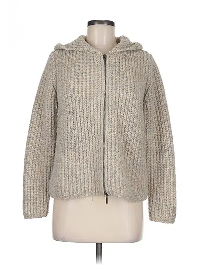 Pre-owned Soft Surroundings Zip Up Hoodie In Gray