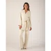 Softflex Cloud Fleece Robe In Brown