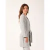 Softflex Cloud Fleece Robe In Gray