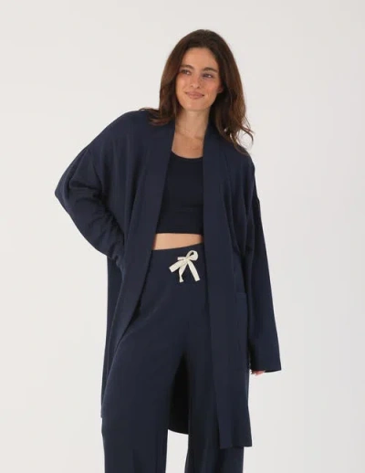 Softflex Luxury Cardigan In Blue