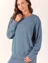 Softflex Oversized Crew In Blue