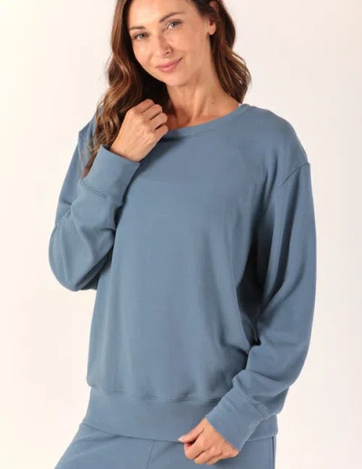 Softflex Oversized Crew In Blue