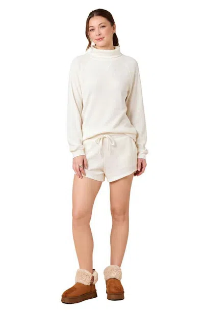 Softies Airthermal Knit Mock Neck With Short In Almond