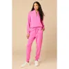 Softies Athleisure Dreamtech 1/4 Zip Jogger Set In Multi