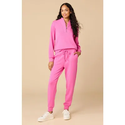 Softies Athleisure Dreamtech 1/4 Zip Jogger Set In Multi