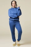 Softies Athleisure Dreamtech Oversize Hoodie Lounge Set In Indigo