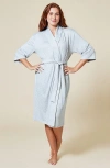 Softies Dream Shawl Collar Robe In Gray