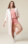 Softies Dream Shawl Collar Robe In Orange