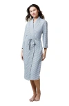 Softies Dream Shawl Collar Robe In Multi