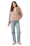 Softies Dreamplush 1/4 Zip Pullover Jacket In Brown
