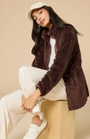 Softies Dreamplush Two Way Zip Tunic In Brown
