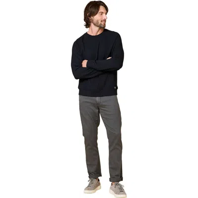 Softies Dreamtech Athleisure Raglan Crew Neck In Black