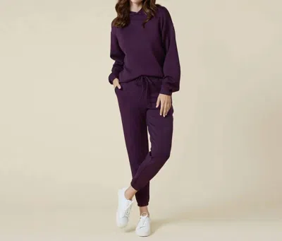 Softies Athleisure Dreamtech Oversize Hoodie Lounge Set In Red