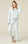 Softies Heather Marshmallow Crew Neck Lounge Set In Heather Grey