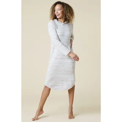 Softies Heather Marshmallow Hooded Lounger In Heather Coco