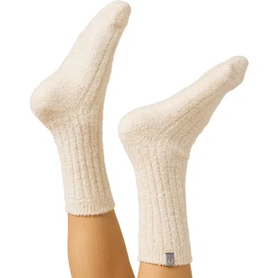 Softies Marshmallow Crew Socks With Grippers In White