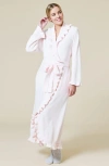 Softies Ruffle Chenille Robe In Pink