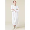 Softies Serenity Sweetheart Neck Zip Robe In Blush Pink