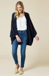 Softies Solid Marshmallow Shawl In Black