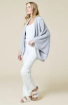 Softies Solid Marshmallow Shawl In Grey