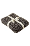 Softies Wildly Soft Marshmallow Leopard Blanket In Black