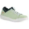 Softinos By Fly London Bonn Sneaker In 017 Light Green/petrol