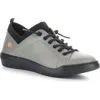 Softinos By Fly London Bonn Sneaker In Sage/black Smooth Leather