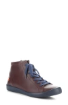 Softinos By Fly London Biel Sneaker In 028 Dark Red Supple