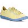 Softinos By Fly London Iddy Sneaker In 007 Light Yellow/blue