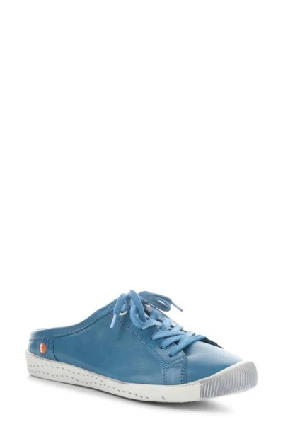 Softinos By Fly London Idle Trainer In Blue Denim Washed