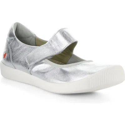 Softinos By Fly London Igla Mary Jane Sneaker In Gray