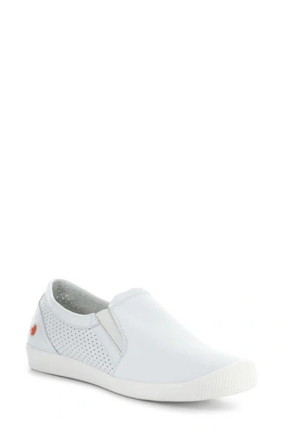 Softinos By Fly London Iloa Trainer In White Smooth