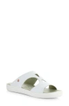 Softinos By Fly London Inbe Slide Sandal In White