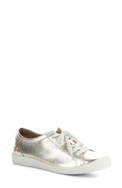 Softinos By Fly London Isla Sneaker In Silver