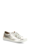 Softinos By Fly London Isla Sneaker In 611 Champagne Lamina