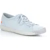 Softinos By Fly London Isla Sneaker In Light Blue Washed Leather