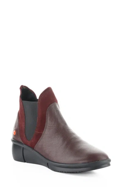 Softinos By Fly London Rain Bootie In Wine