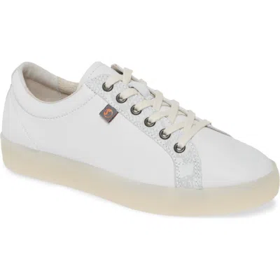 Softinos By Fly London Suri Low Top Sneaker In White