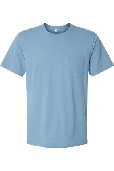 Softshirts Classic Pocket T-shirt In Blue