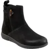Softwalk ® Adelaide Bootie In Black Nubuck