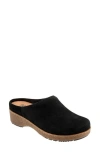 Softwalk ® Arvada Mule In Black Nubuck