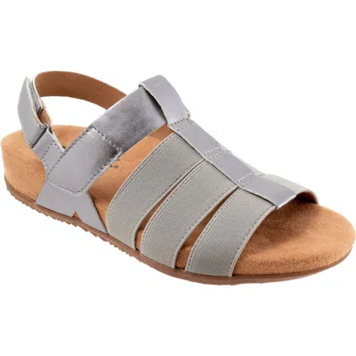 Softwalk ® Burnaby Slingback Sandal In Pewter