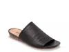 Softwalk Camano Womens Padded Insole Leather Slide Sandals In Black