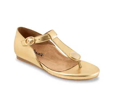 Softwalk Charlotte Sandal In Gold