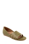 Softwalk ® Cozumel Strappy Sandal In Olive