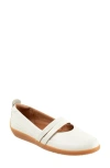 Softwalk ® Devon Mary Jane Flat In Off White