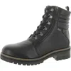 Softwalk Everett Womens Leather Lace Up Ankle Boots In Multi